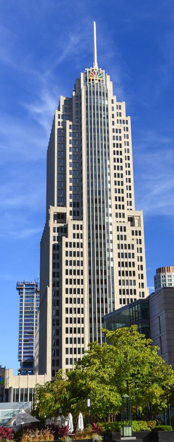 A photo of NBC Tower.